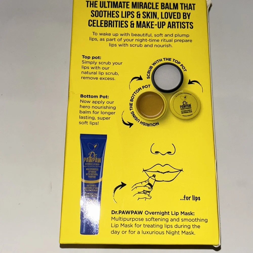 Dr. Paw Paw Sleeping Beauty Gift Collection Overnight Lip Mask Scrub & Mask